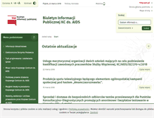 Tablet Screenshot of bip.aids.gov.pl