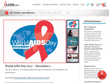 Tablet Screenshot of aids.gov