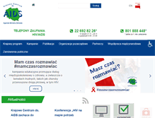 Tablet Screenshot of aids.gov.pl